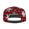 thumbnail image 3 of Uemuo Snowflakes On A Buffalo Plaid Pattern Women's Baseball Cap,Straight Brim Hat,Golf Dad Hat,Travel Hat,Sun Protection Cap,Everyday Accessory, 3 of 9