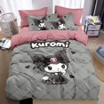 thumbnail image 1 of Sanrios Hello Kitty Melody Pochacco Bedding Set Four Piece Bedding Girl Heart Double Pillowcase Bed Linens Dorm Bedclothes RJ, 1 of 7