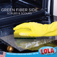 thumbnail image 4 of LOLA Pot Brite Scour N' Sponge, Dual Sided Fiber & Sponges Non-Scratch Scrubber - 12 Pack, 4 of 7