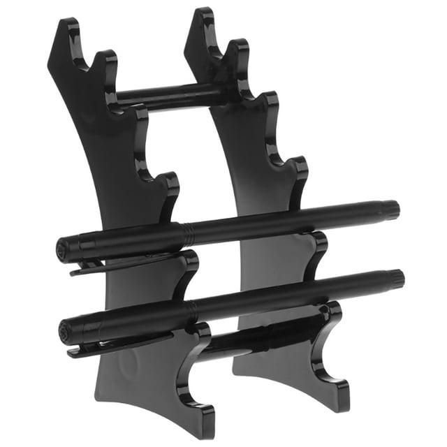 Pen Display Stand Creative 6 Slots Horizontal Pen Holder Stand for Home Office