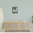 thumbnail image 4 of Stupell Industries Transitional Fanned Palms Impression Black Floating Frame Canvas Art, 17 x 21, by Nan, 4 of 8