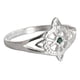 thumbnail image 1 of JOYARIS Anillo Nudo De Bruja Con Zirconia De Color Plata Solida 925 Talla 10 AN-0000398, 1 of 4
