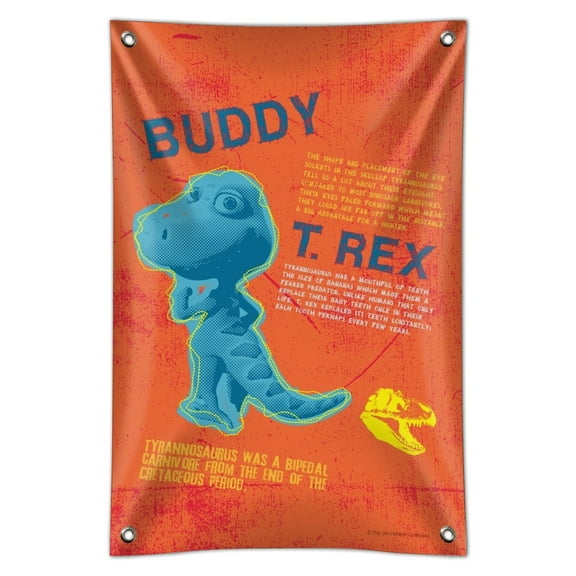 Dinosaur Train Buddy T-Rex Facts Home Business Office Sign