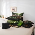 thumbnail image 6 of Castle Fairy 3D Print Dinosaur Bedding Comforter Set,Woodland Wildlife Queen Bedding Sets, 6 of 8