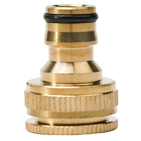 RichLink Brass Hose Tap Connector 3/4" 1/2" Threaded Garden Water Pipe Adapter Fitting