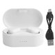 thumbnail image 1 of Auriculares inalámbricos Bluetooth Y80 Auriculares estéreo binaurales intrauditivos Auriculares Bluetooth 5.0 (blanco), 1 of 8