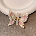 thumbnail image 2 of XMMSWDLA Hawaiian Party Supplies Moving Butterfly Hairpin Children Girl Rhinestone Three-Dimensional Flying Butterfly Hairpin Hairpin Hair Accessories Gift for Women Gifts for Women, 2 of 5