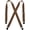 Tan, variant on Welch Elastic Clip End Double Face Suspenders (Men's)