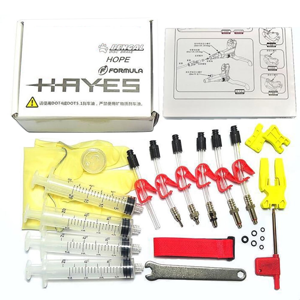 Bicycle Hydraulic Brake Bleed Tool Kit for All brands Shimano Formula AVID HAYES 