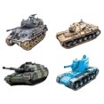thumbnail image 3 of 4pcs Tank de bricolaje 4D Modelos de en miniatura Recolección de adornos Niños Decoración de escritorio Regalo de cumpleaños Vehículo, 3 of 9