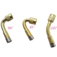 thumbnail image 1 of TopOne Tire Inflator Valve Extension 45/90/135 Degree Brass Adapter Car Tire Stem Extender Gold, 1 of 8
