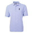 thumbnail image 2 of Men's Cutter & Buck Royal Kansas Jayhawks Virtue Eco Pique Botanical Recycled Polo, 2 of 3