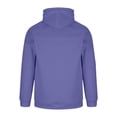 thumbnail image 4 of LYSMORA Men's Quarter Zip Outdoor Hoodie, Zipper Arm Pocket Raglan Sleeve Athletic Pullover Sweatshirt With Front Kangaroo Pocket, 4 of 5