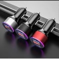 thumbnail image 3 of compatible USB C Car Charger Fast Charge Car Charger Adapter - [Smart Detection Fast Charge] Red (One Set)_Perfect Gift, 3 of 3