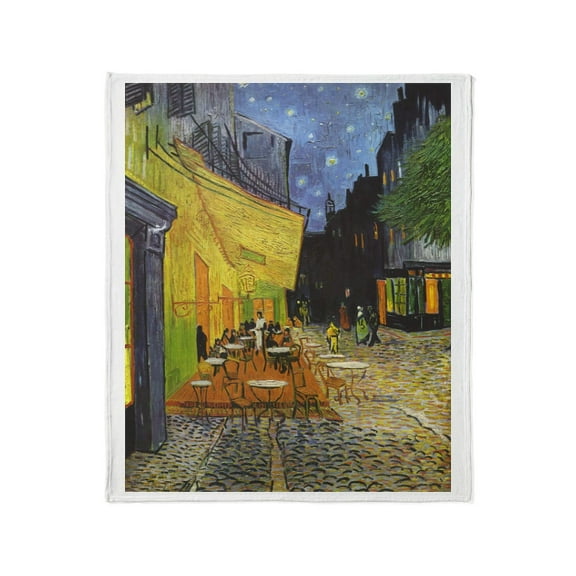 CafePress - Night Cafe, Van Gogh Throw Blanket - Soft Fleece Throw Blanket, 50"x60" for All Ages