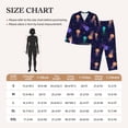 thumbnail image 4 of Lsque Sea Jellyfish Pattern Long Sleeve Pajama Set for Women - Soft 2-Piece Sleepwear and Loungewear Set with Pockets, Comfy Nightwear-Small, 4 of 7
