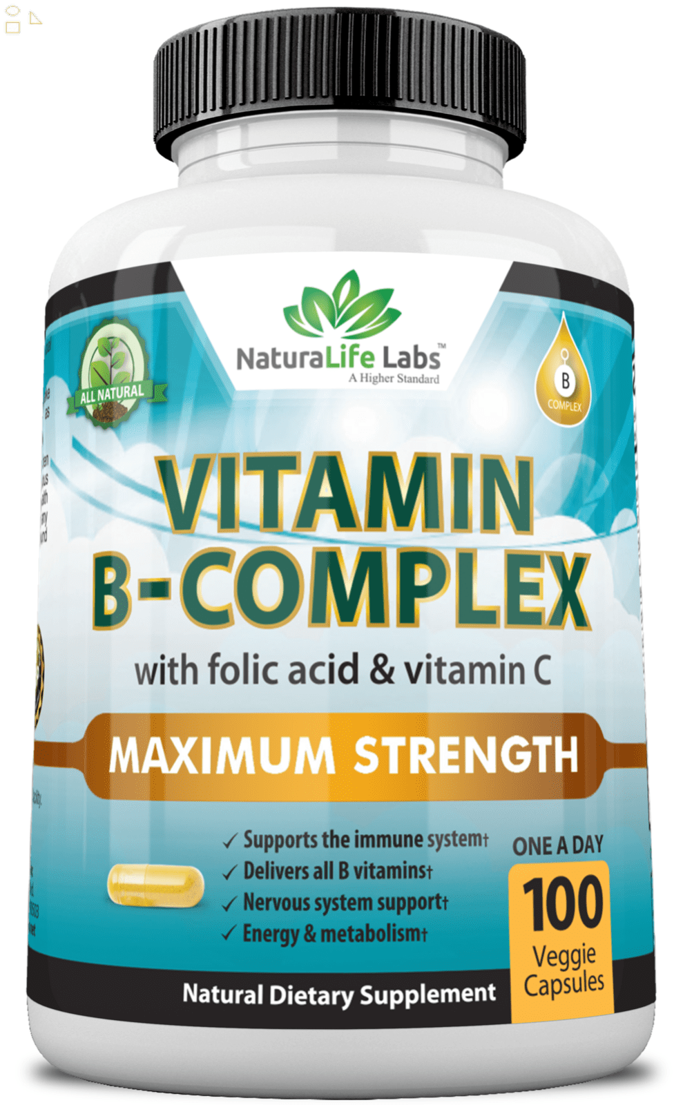 B Complex Vitamin C And Folic Acid