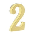 thumbnail image 6 of Almencla 5xGolden Metal Digital Door Numbers Plaque Cast Mailbox House Outdoor Number 2 5 Pcs, 6 of 7