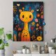 thumbnail image 4 of Qisvanset 12x16 Inch With Frame 2D Flat Wall Art Fun Colorful Animal Kids Nursery Bedroom Wall Decor Gift, 4 of 8