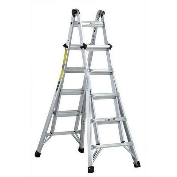 Louisville Ladder 22' Aluminum Multi-Purpose Ladder, 23' Reach, 300 lbs Load Capacity, L-2098-22