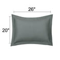 thumbnail image 4 of PiccoCasa 4 Pack Pillowcases Soft 1800 Microfiber Pillowcase, Standard Grey, 4 of 8