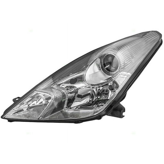 Left Headlight Assembly - Compatible with 2000 - 2005 Toyota Celica GT FWD Hatchback 2-Door 1.8L 4-Cylinder Naturally Aspirated DOHC GAS 2001 2002 2003 2004