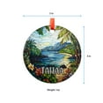 thumbnail image 5 of Tahaa Christmas Ornament, Ceramic/Acrylic - Tahaa Pacific Islands Travel Souvenir, Tree Hanging Ornament, Holiday Keepsake 2025, Traveler Gift, Collectible 2025, 5 of 5