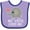 Lavender and Purple, variant on Inktastic My Yaya Loves Me Grandchild Boys or Girls Baby Bib
