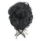 thumbnail image 5 of Coleteros con forma de moño y pinza para el pelo, buena flexibilidad, para cabello desordenado, banda para el pelo circular marrón negro, 5 of 9