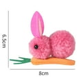 thumbnail image 6 of Kemweao Children Hair Clip Mini Fuzzy Plush Non-slip Multi-colors Hair Accessories Headwear Cute Rabbit Bunny Carrot Duck Billed Clip for Easter, 6 of 8