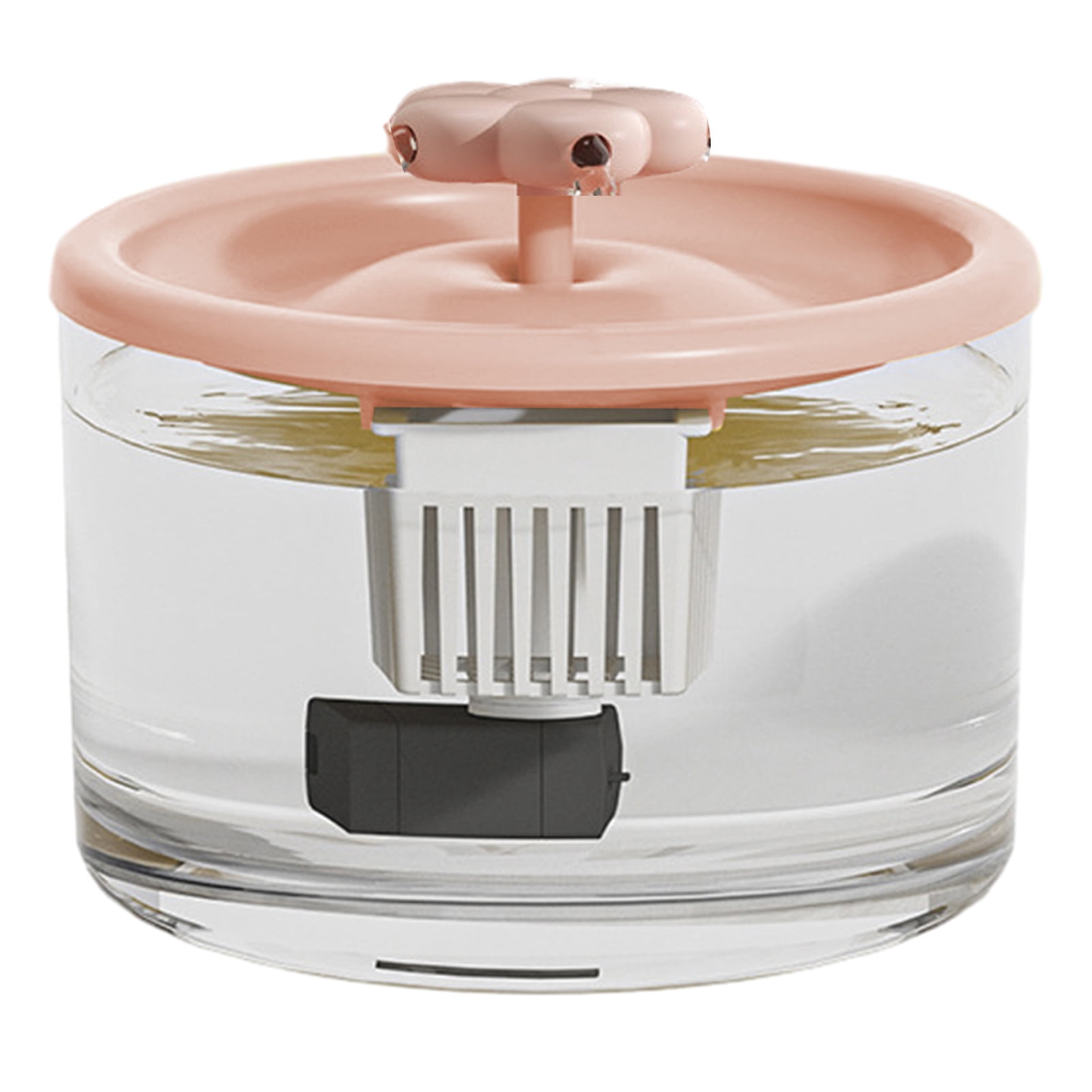 YIFAEUX 1.5L Cat Water Fountain Automatic Pet Drinking Fountain Quiet Pet Water Dispenser with Transparent Tank for Indoor Cats Dogs