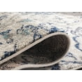 thumbnail image 6 of SAFAVIEH Madison Hope Floral Area Rug, Cream/Light Grey, 8' x 8' Round, 6 of 8