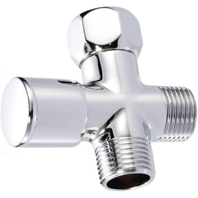 Westbrass R348-26 0.5 in. IPS Diverter Valve for Shower Arm, Polished Chrome