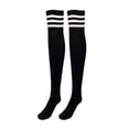 thumbnail image 4 of Maoww Girls Over Knee Socks Thigh High Thick Stripe Stocking, 4 of 9