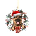 thumbnail image 1 of Fiudx Ofertas Flash Artículos En Oferta 2024 Lindo Perro Santa Claus Colgante Hogar Regalo De Navidad, 1 of 1