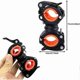 thumbnail image 2 of Soportes para linterna de bicicleta ZHAOCHENG Paquete de 2 rotación de 360 grados ajustable, 2 of 5