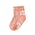 thumbnail image 5 of LIaqionyy Kids 5pairs Embroidered Socks Toddler Breathable Stretchy Mesh Non-Slip Socks 0-12Y, 5 of 8