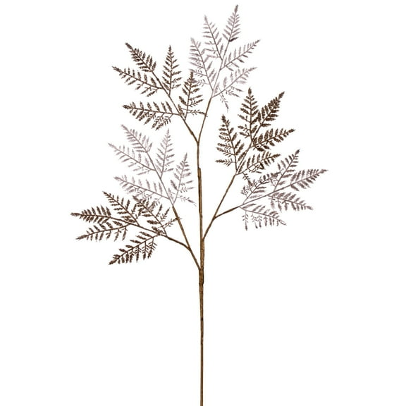 Vickerman 27" Artificial Champagne Metallic Fern Christmas Spray, 2 sprays per pack.