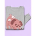thumbnail image 3 of Pug Cupid Sweatshirt Women -Smartprints Designs, Female Small, 3 of 4