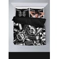 thumbnail image 3 of Juego de cama Biker Tools (1 funda nórdica, 2 fundas de almohada), poliéster, tamaño, 3 of 5