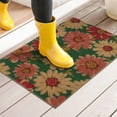 thumbnail image 5 of MeyJey Doormat Floral 18"x30" for Indoor Outdoor, Non Slip Door Mat Absorbent Utility Entryway Rug for Front Back Door, Dirt Trapper, All Season, Multicolor, 5 of 9