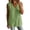 Green, variant on Linen Cotton Blouses For Women Summer V Neck Sleeveless Decorative Trim Casual Relaxed Boutique Workday Street Style Vacation Weekend Look Friendly