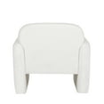 thumbnail image 7 of New Compact Teddy Fleece Single Sofa Chair - Minimalist Design, Soft Cushioned Armrests, 350lb Weight Capacity for Small Spaces, 7 of 7