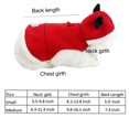 thumbnail image 3 of Disfraz de Navidad de animales pequeños para conejo, gatito, capa de alce con asta de ciervo, ropa de conejito con correa de conejo, cobaya de vacaciones (M), 3 of 5