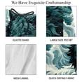 thumbnail image 4 of luoweisi Men's Beach Shorts Quick Dry Swim Trunks with Mesh Lining Wolf 2XL, 4 of 5