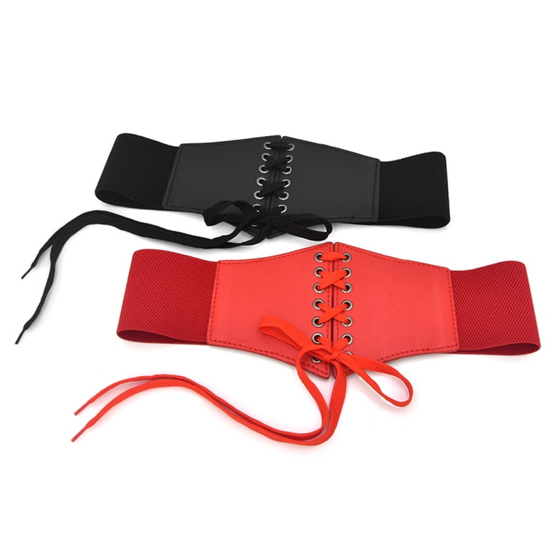 Clearance！Fdelink Women Corset Belt Wide Leather Waist Belt  display picture 1