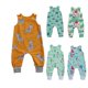 thumbnail image 2 of Citgeett verano recién nacido bebé niños niñas algodón mameluco sin mangas botón mono mono trajes casuales, 2 of 2