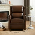 thumbnail image 3 of L&L LIVING 100% Top Grain Leather Power Recliner with USB and Type-C Charging Port, 3 of 7