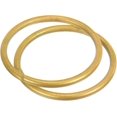 thumbnail image 1 of PATIKIL 2 Inch Round Metal Floral Hoop, 2 Pcs Gold Wreath Macrame Frame for Wedding Geometric Decor Party Wall Hanging, Gold Tone, 1 of 5