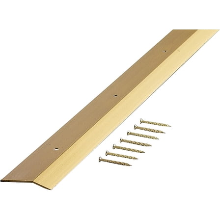 M-D Building Products Carpet Trim Extra Wide Smooth - Satin Brass - 2 in x 72 in